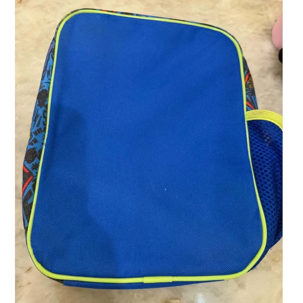 TMNT Mutant Mayhem Insulated Lunch Bag Ninja Turtles Blue Graffiti Lunch Box